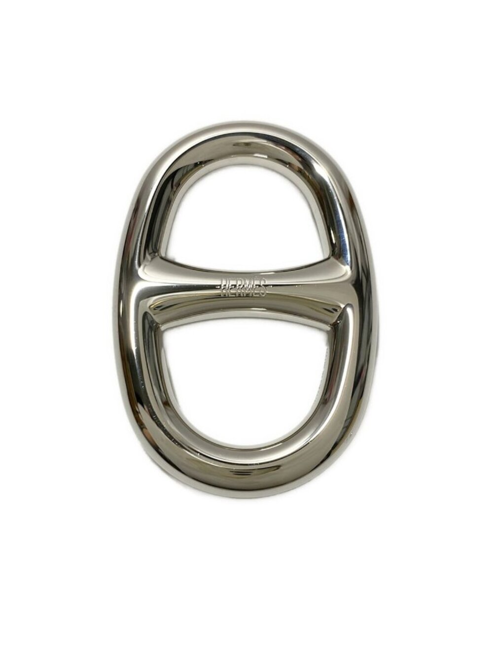 Hermes Scarf Ring Chaine D'ancre Silver